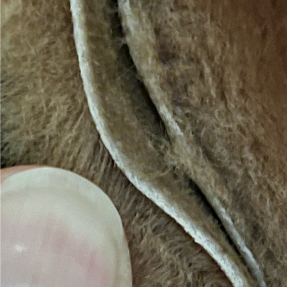 Gorgeous Bark Brown/Toffee/Espresso Sueded Lambskin Shearling Coat - Picture 12 of 14